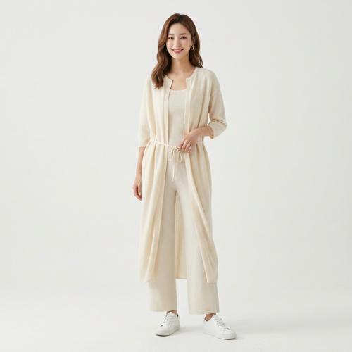 더캐시미어 숄카디건