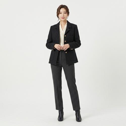 지컷 트위드재킷