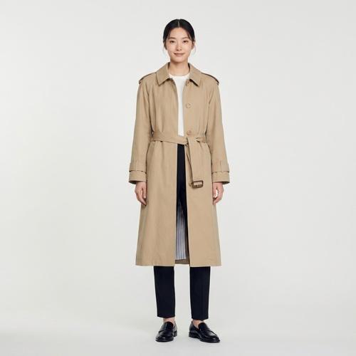 산드로 트렌치코트