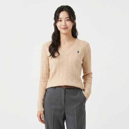 랄프 로렌 스포츠 브이넥니트