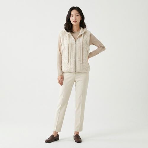 지컷 패딩조끼