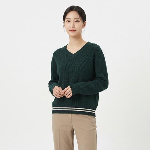 스튜디오 톰보이 브이넥니트