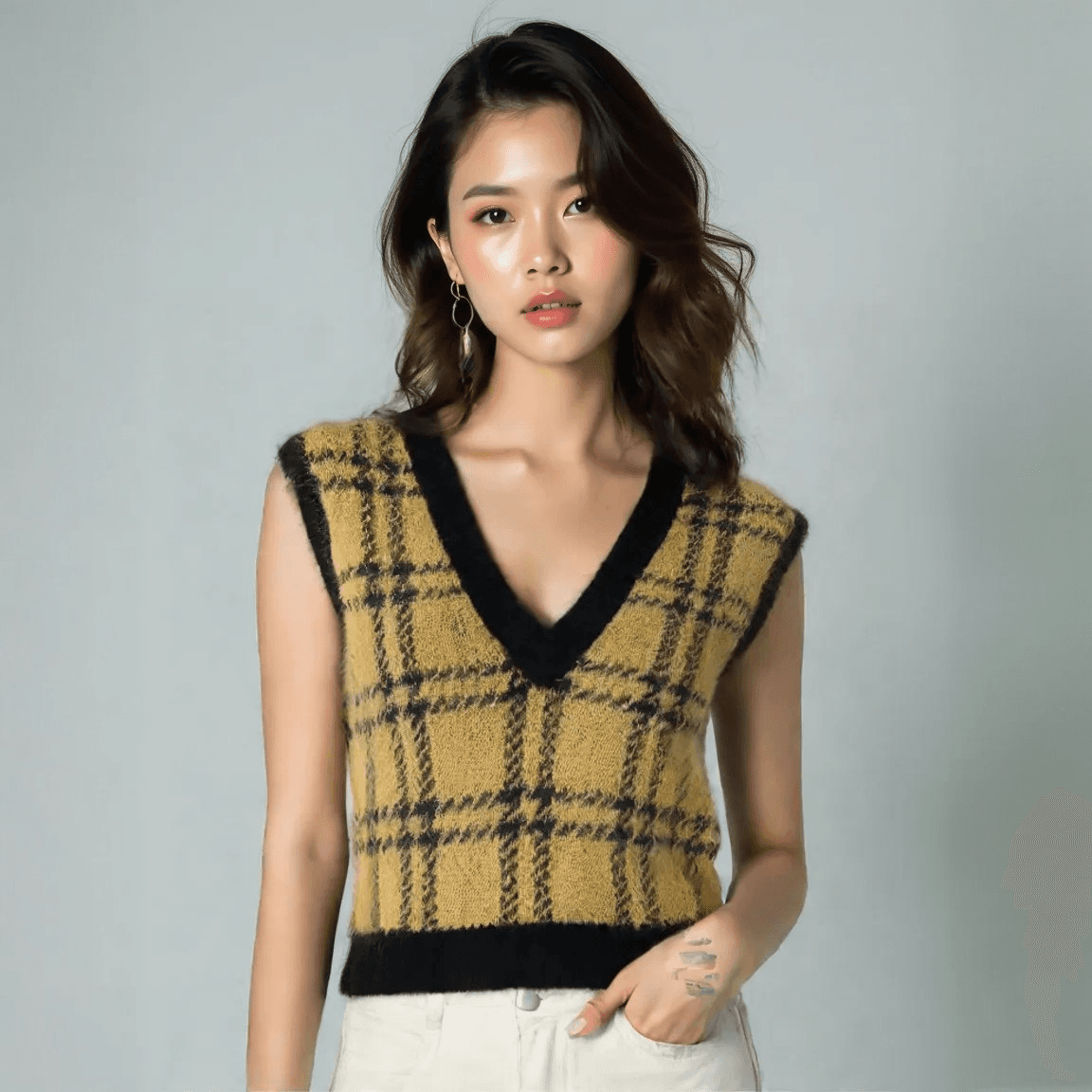 알라산드라 리치 니트조끼