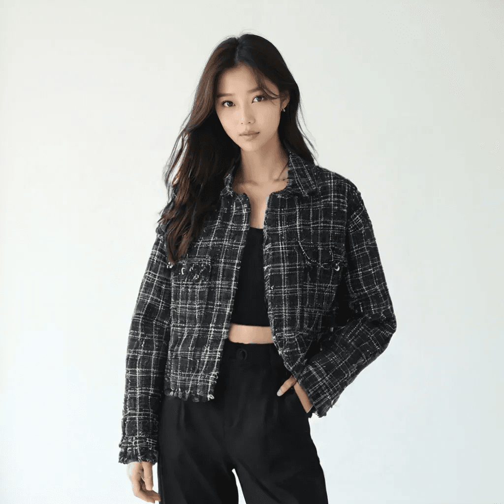 에잇세컨즈 트위드재킷