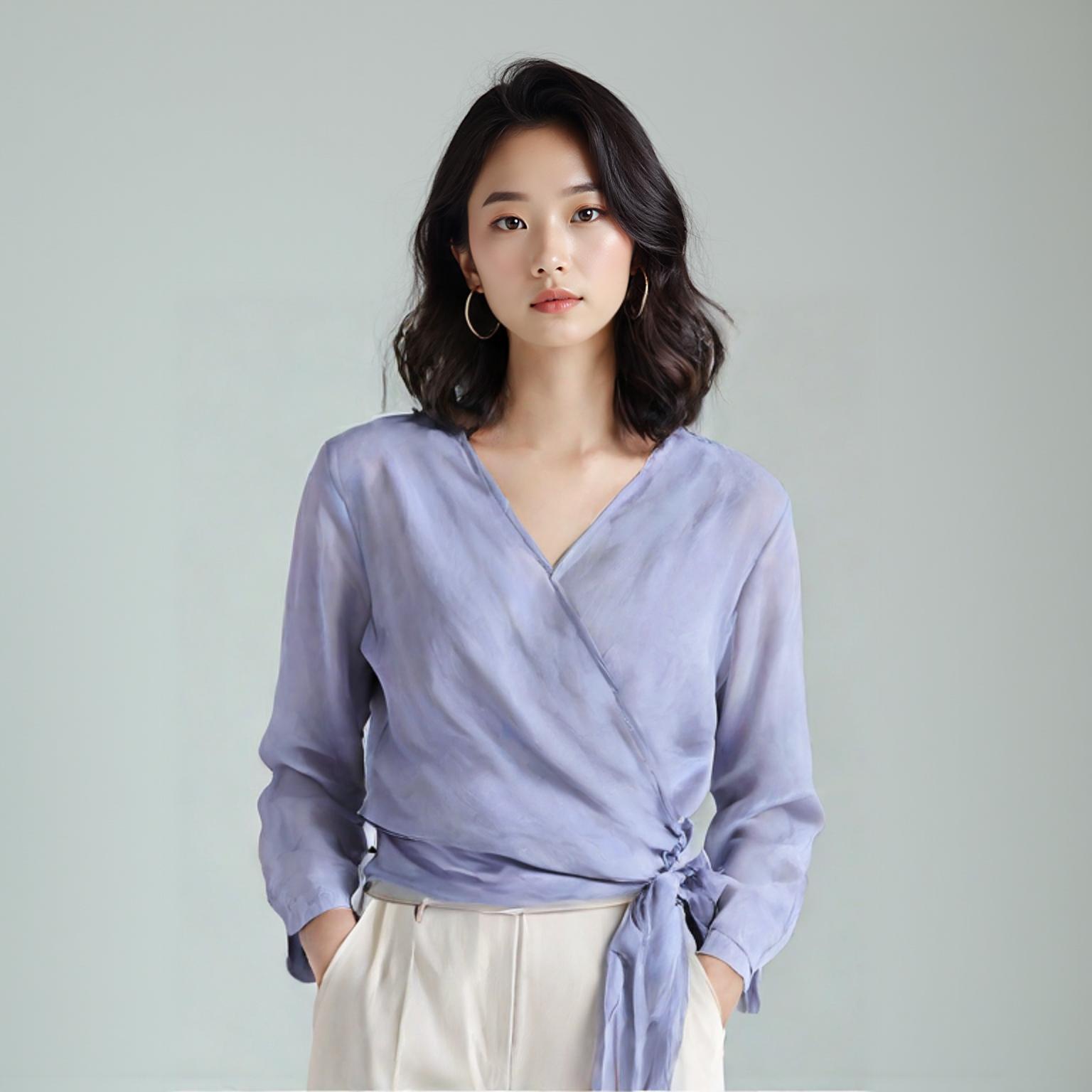 유니클로 블라우스