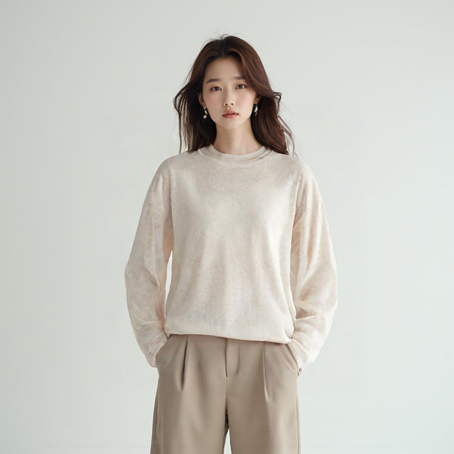 시엔느 라운드니트