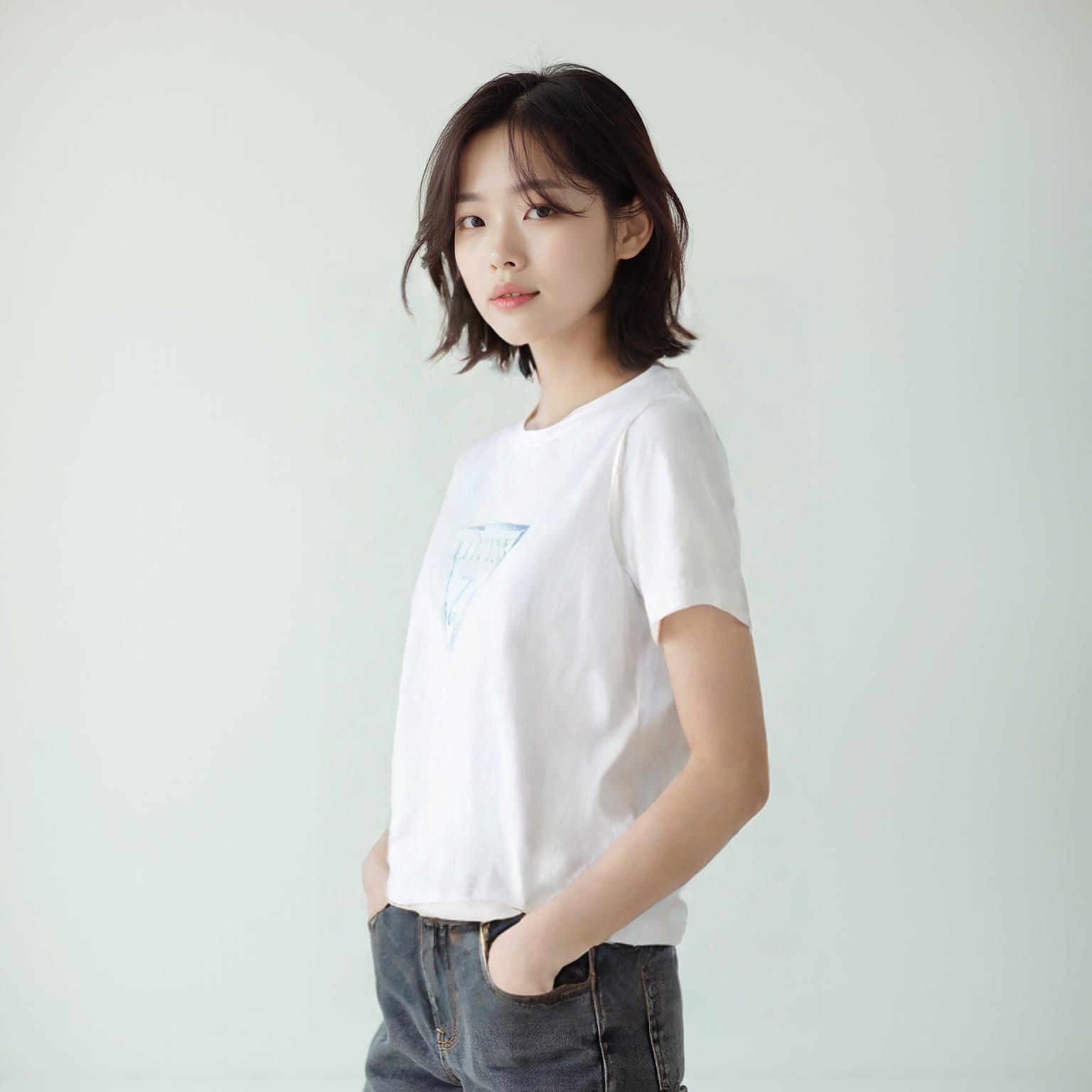 게스 반팔티셔츠