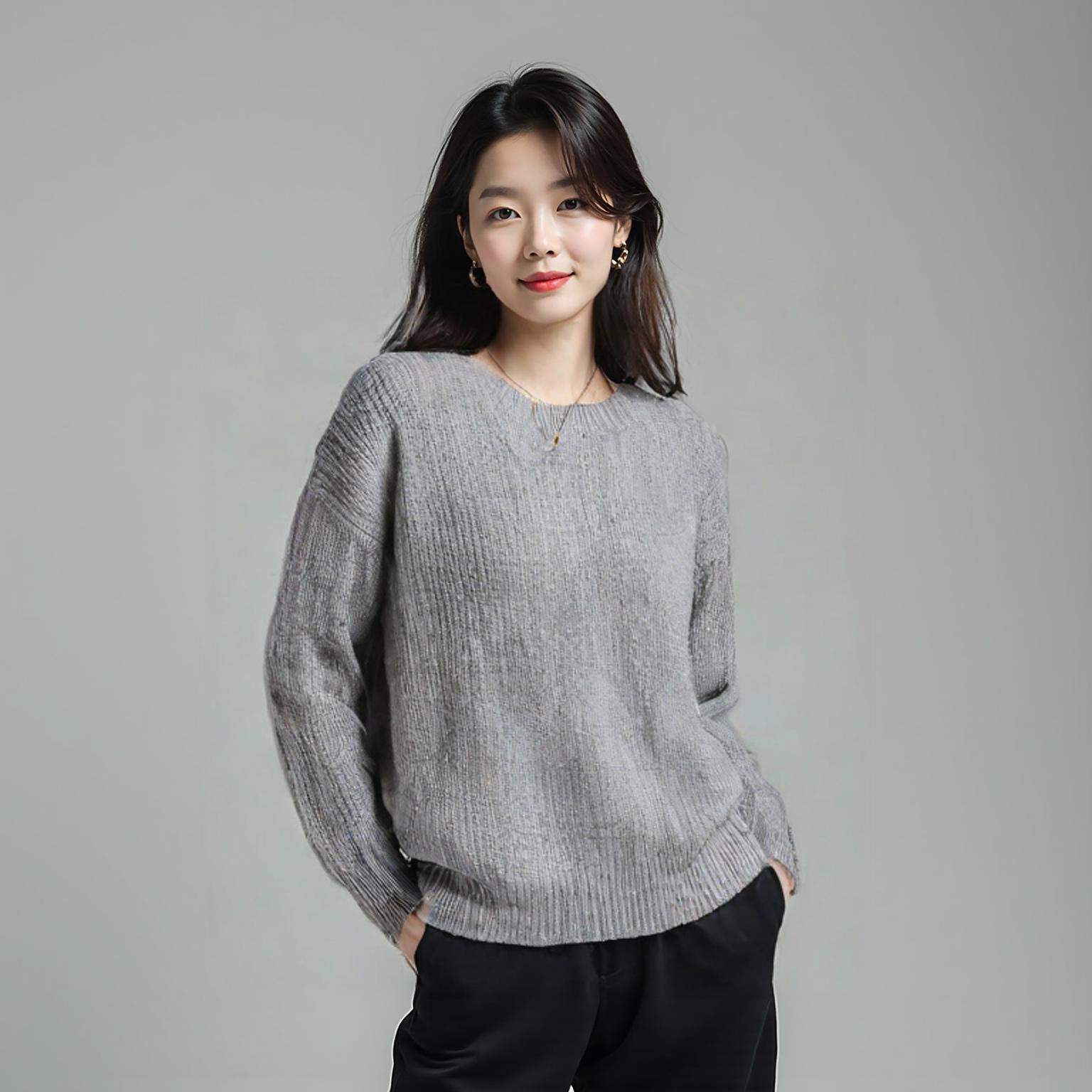 탑텐 라운드니트