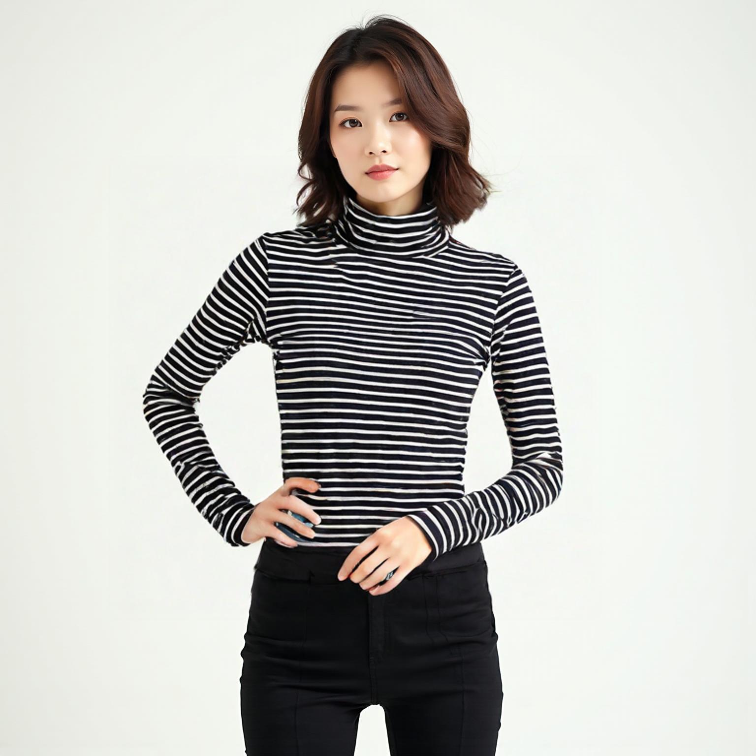 탑텐 긴팔티셔츠