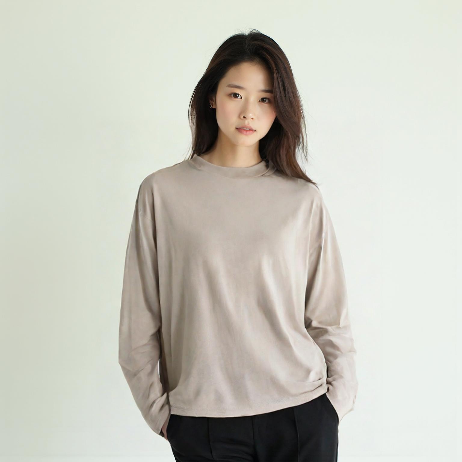 스파오 긴팔티셔츠