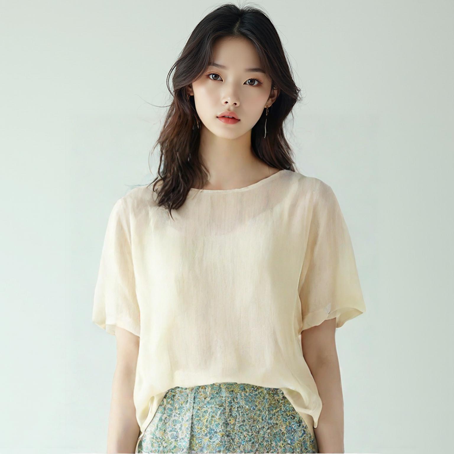 로엠 블라우스