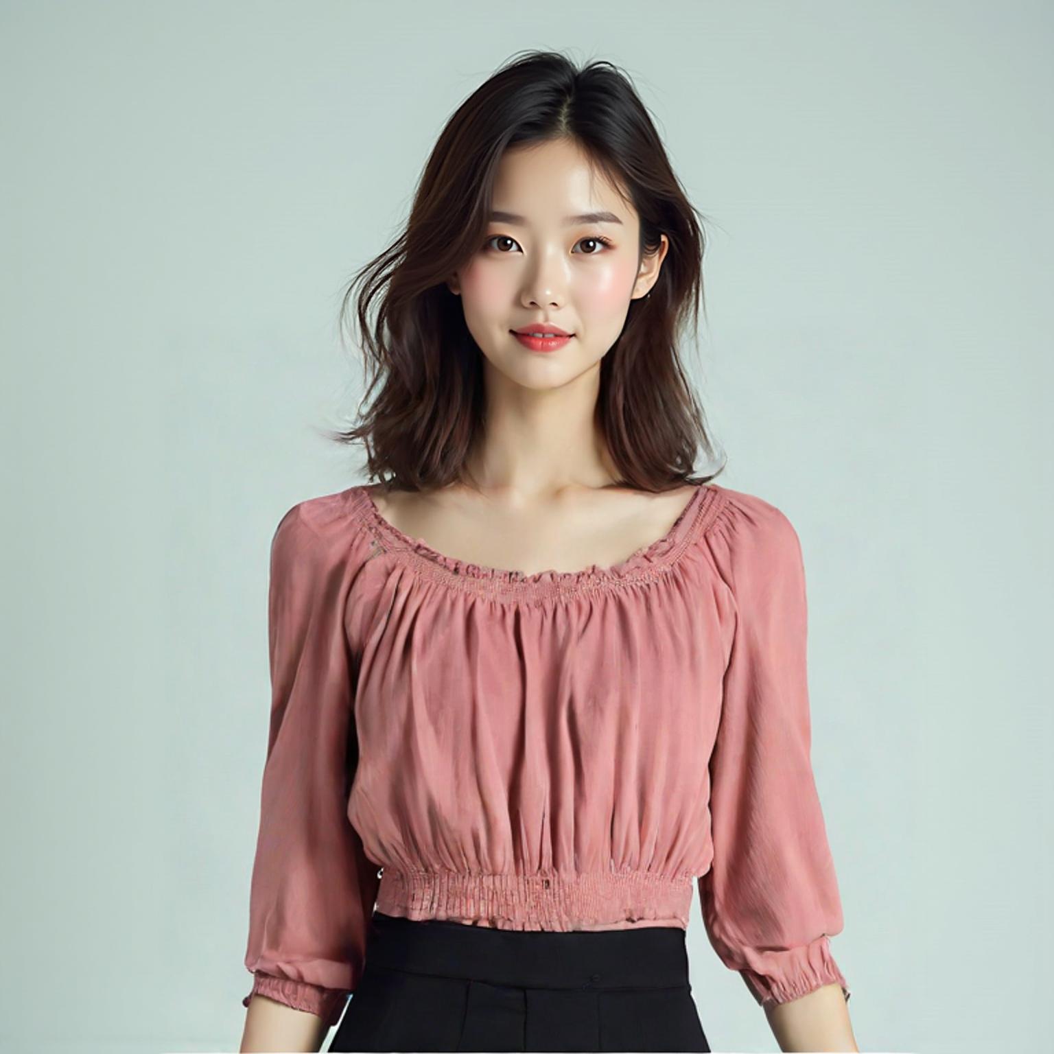 디바이디드에이치앤엠 블라우스
