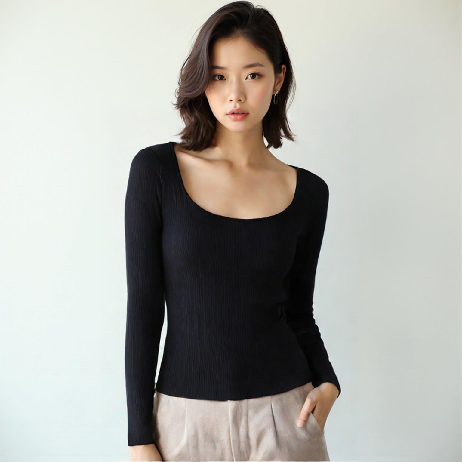 자라 긴팔티셔츠