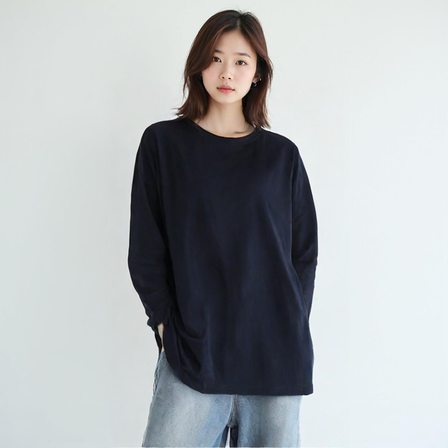 스파오 긴팔티셔츠