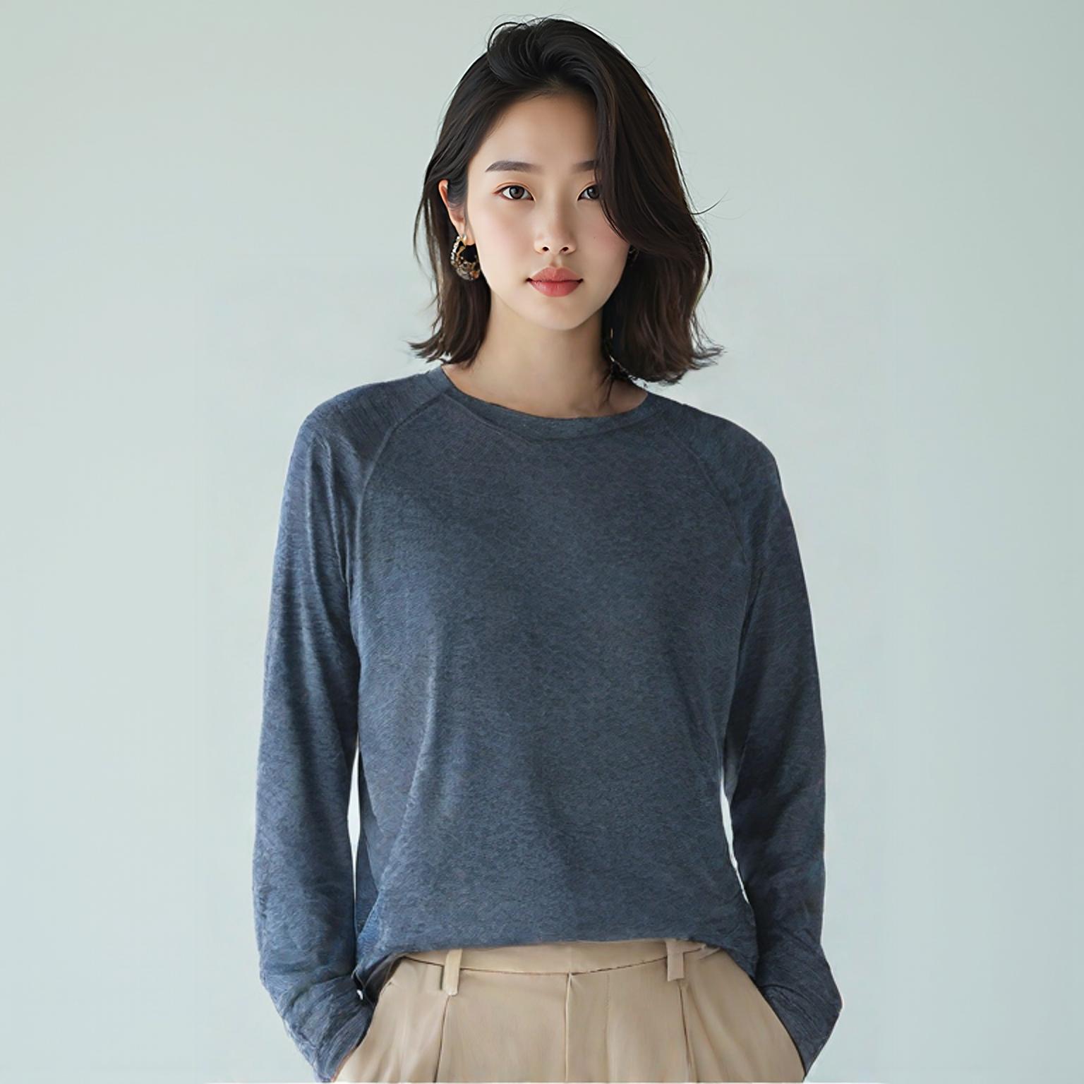 안다르 긴팔티셔츠