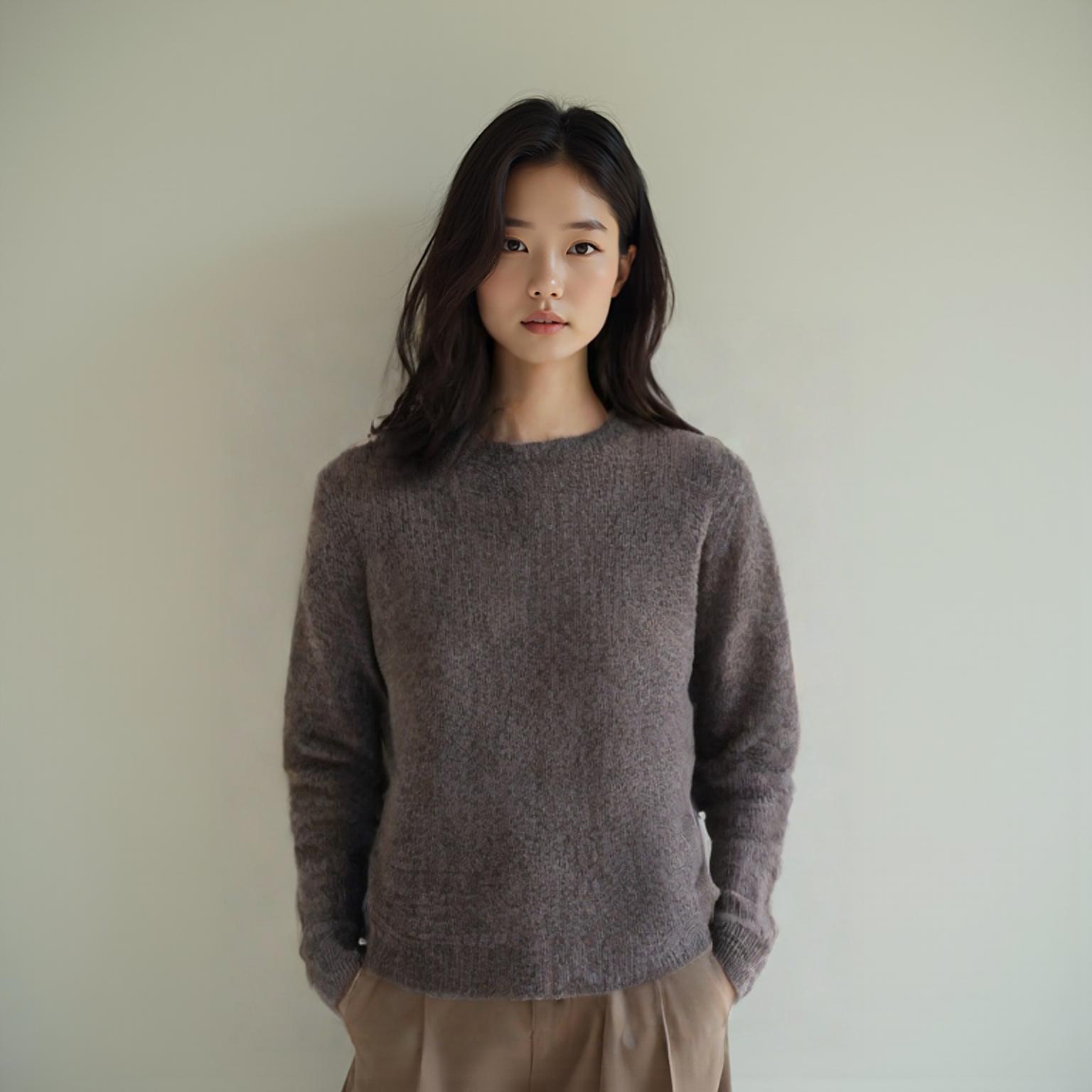 백넘버 라운드니트