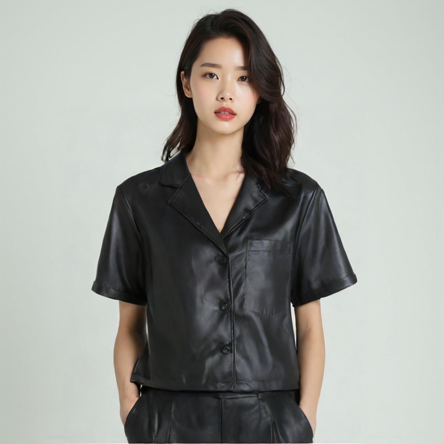 에잇세컨즈 가죽재킷