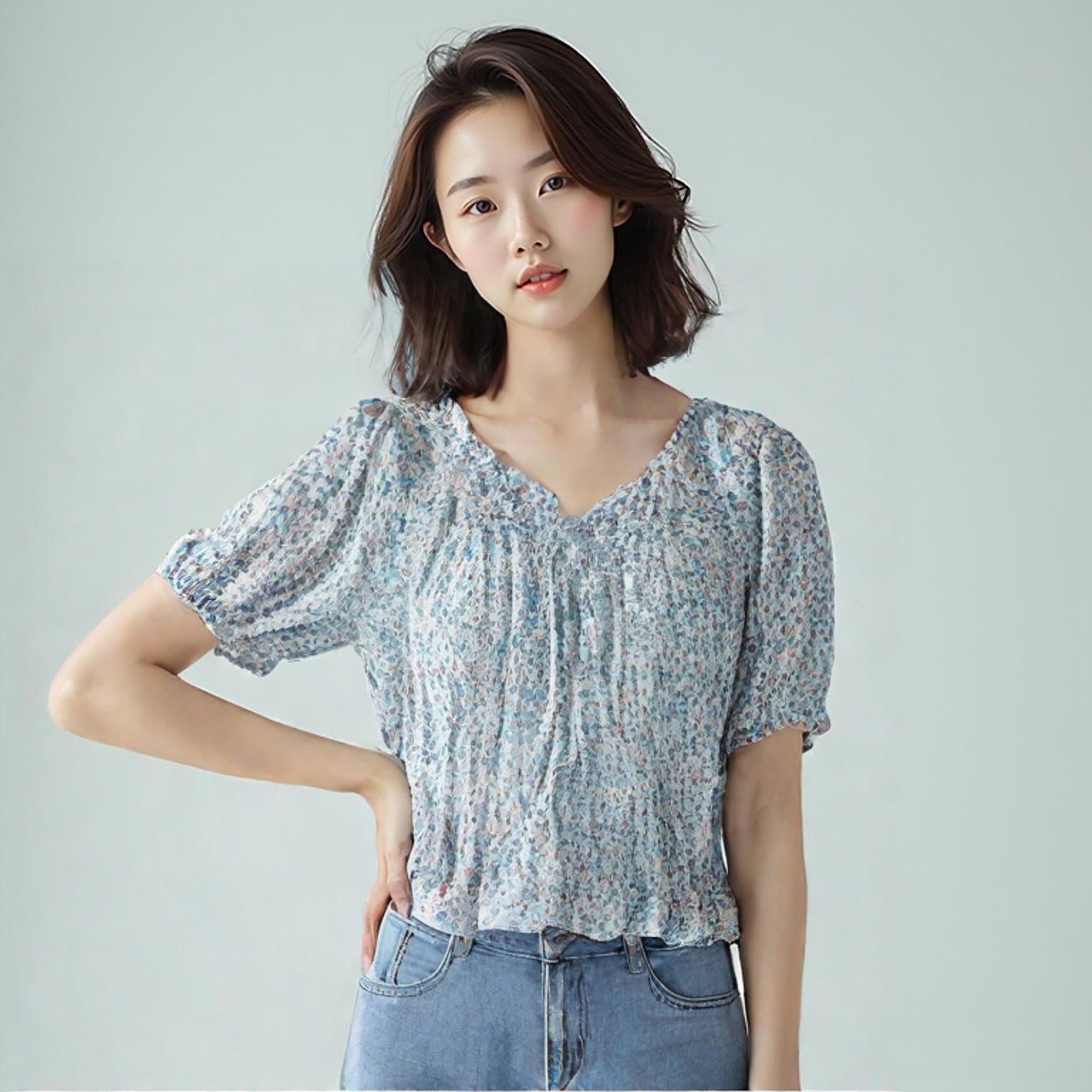 미쏘 블라우스