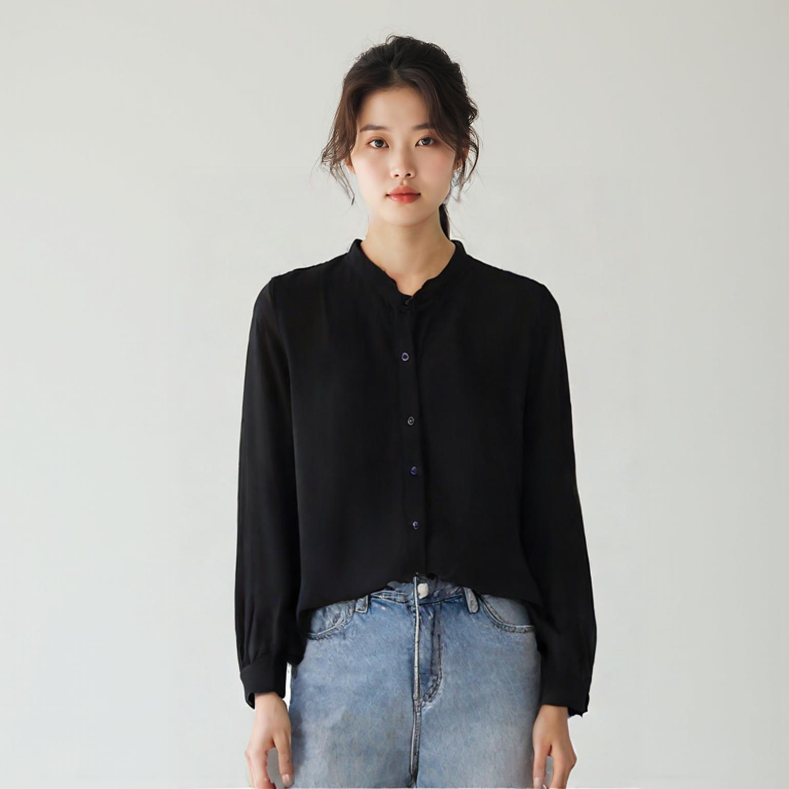 로엠 블라우스