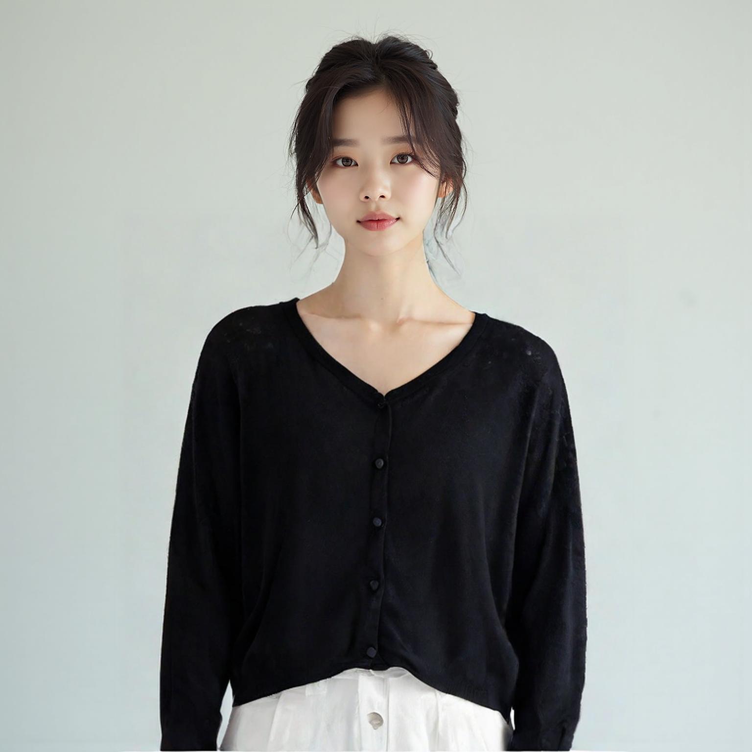 에이치엔엠 라운드카디건