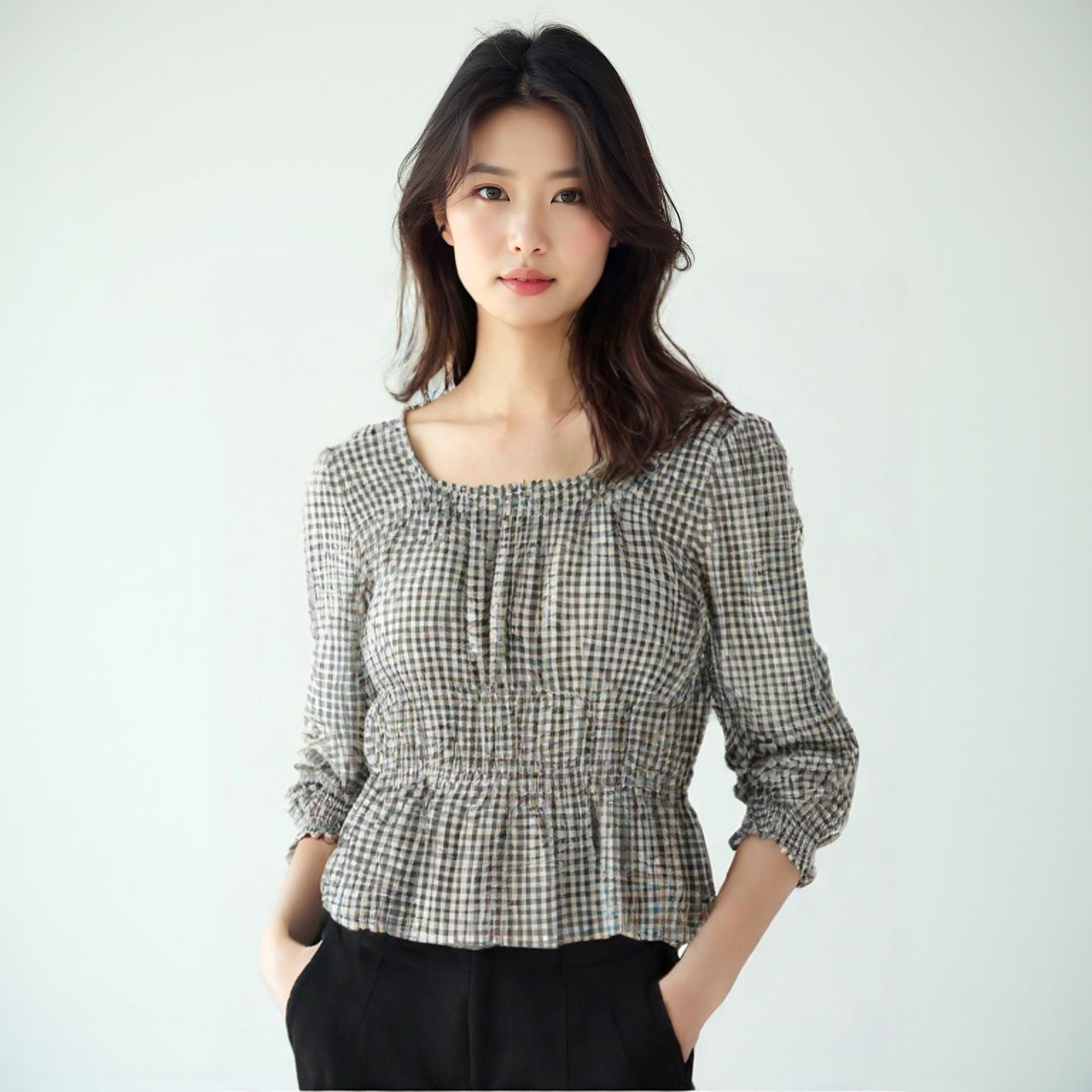 로엠 블라우스
