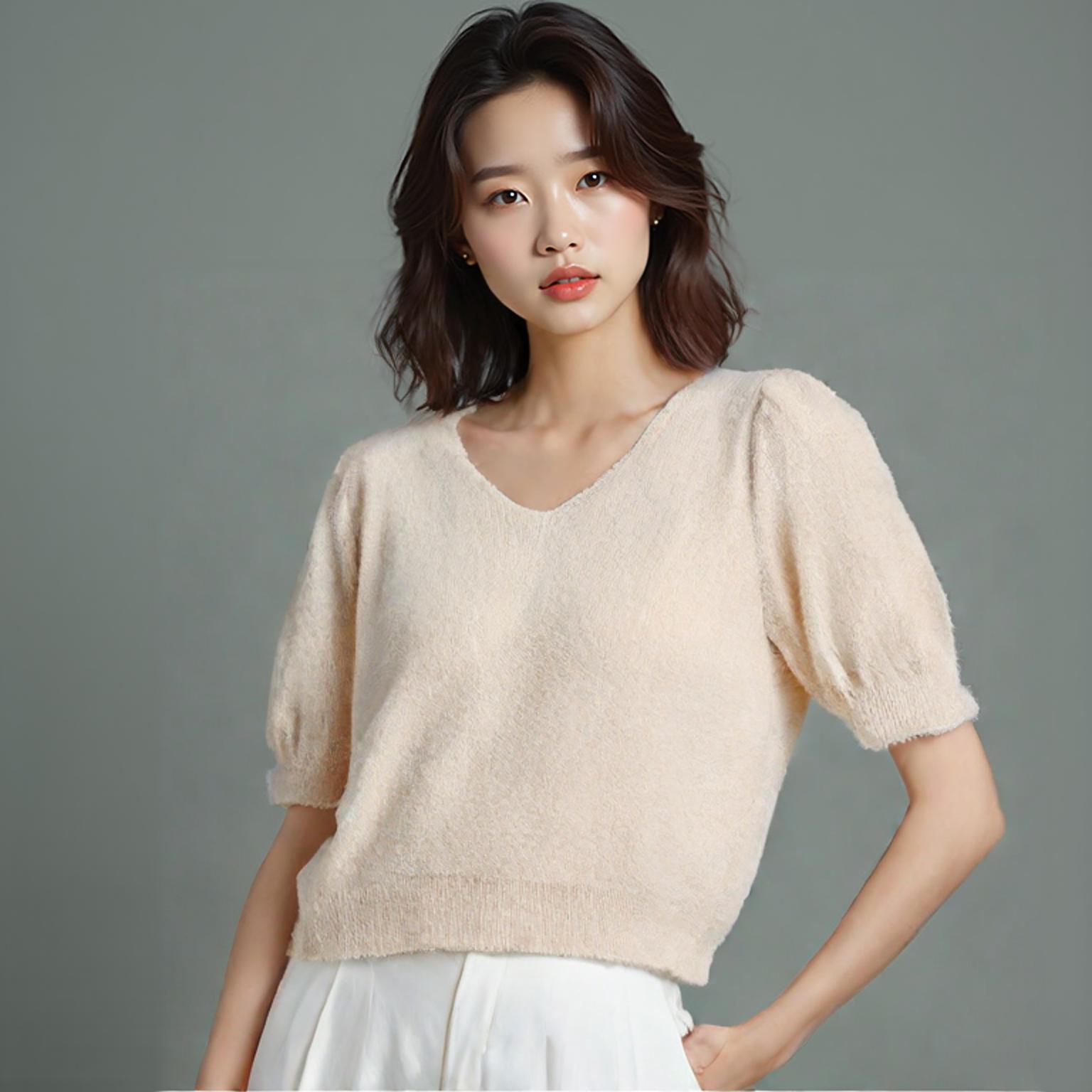 에잇세컨즈 브이넥니트