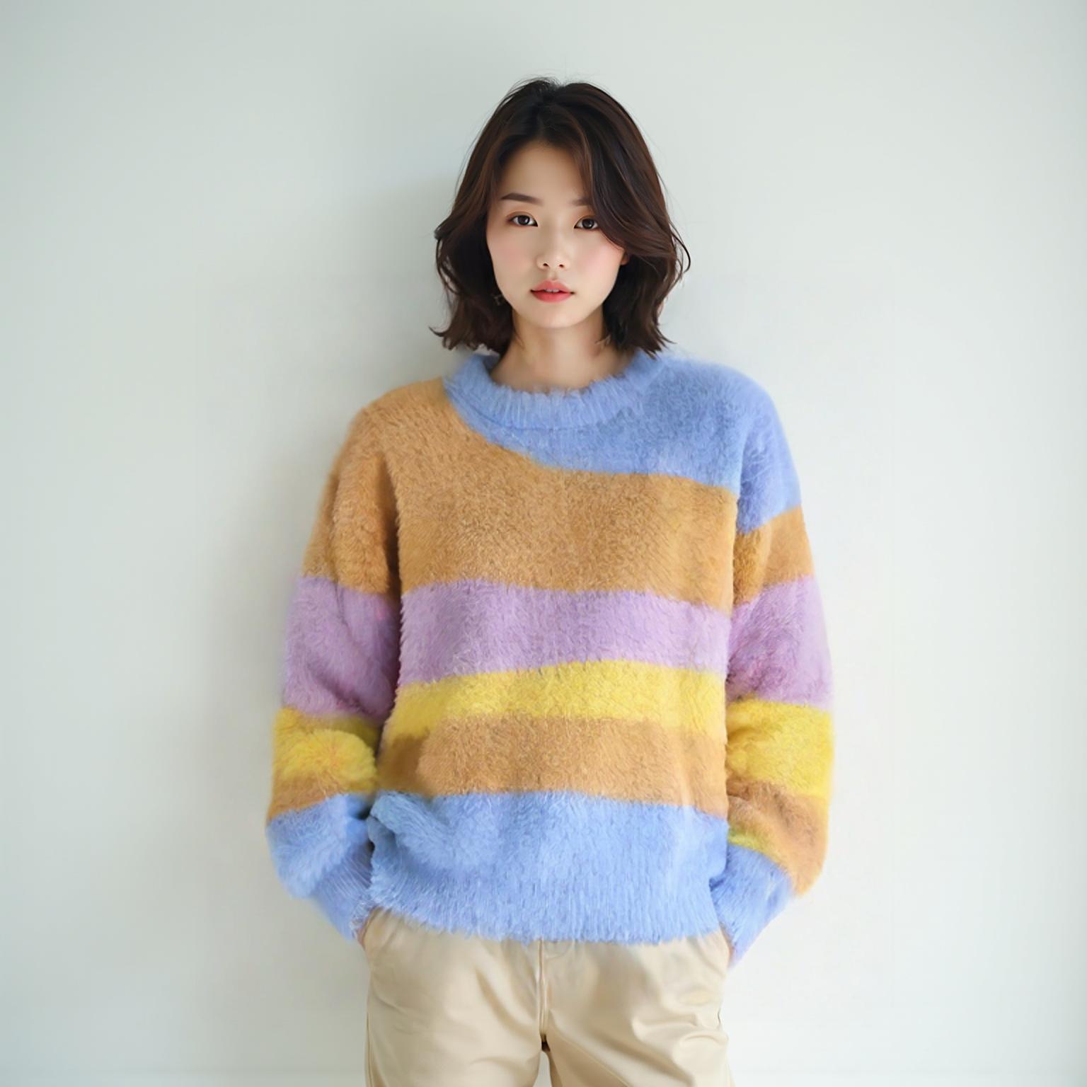 클럼피 라운드니트