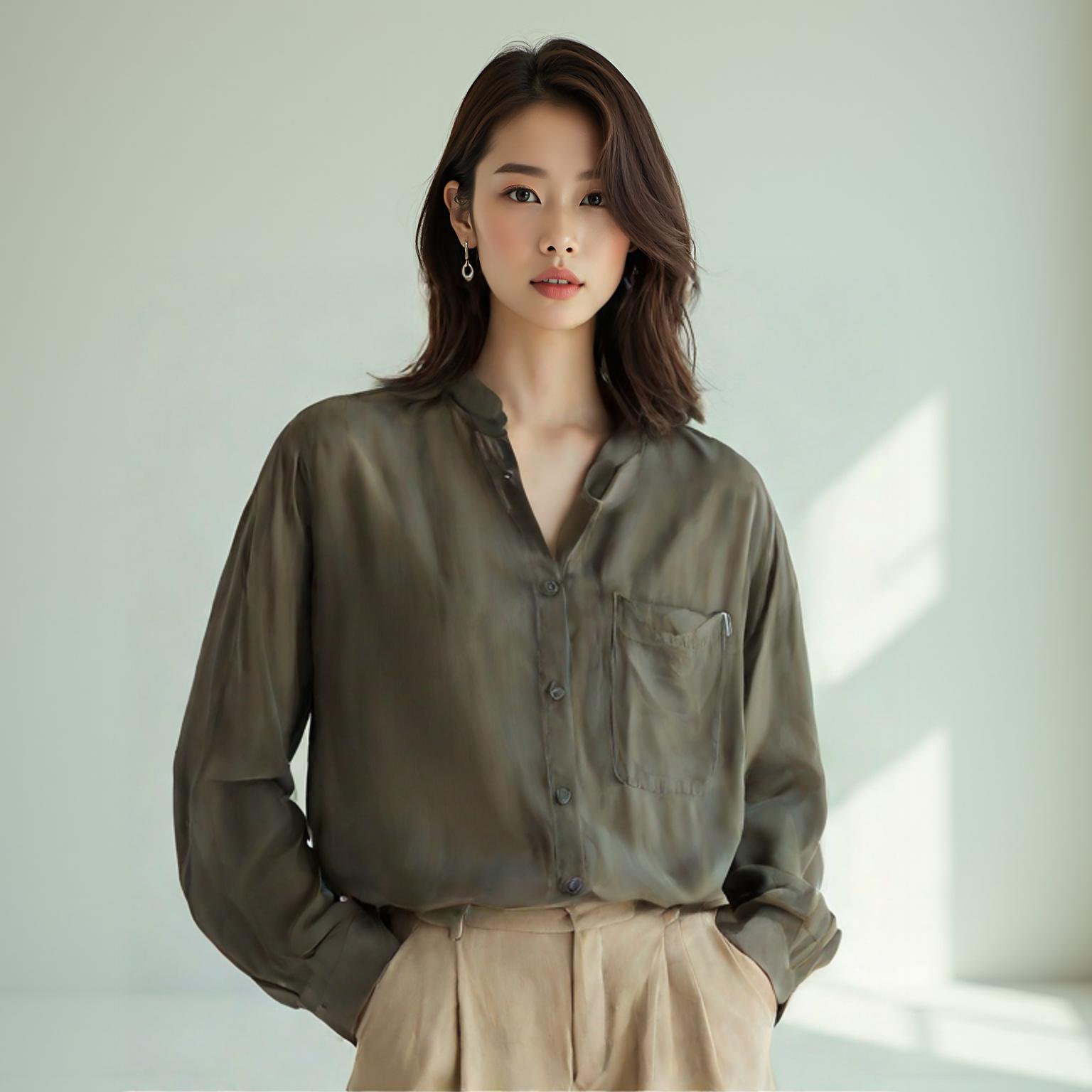 핼무트 랭 블라우스
