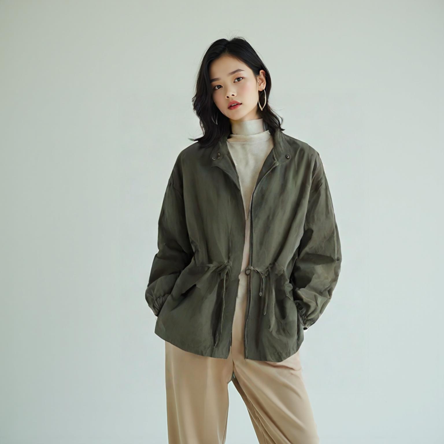 랩스튜디오 비비드로렌 야상점퍼