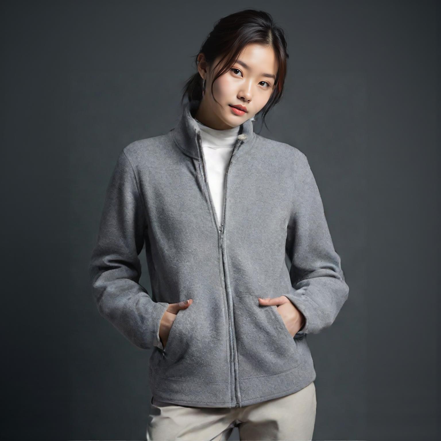 유니클로 플리스재킷