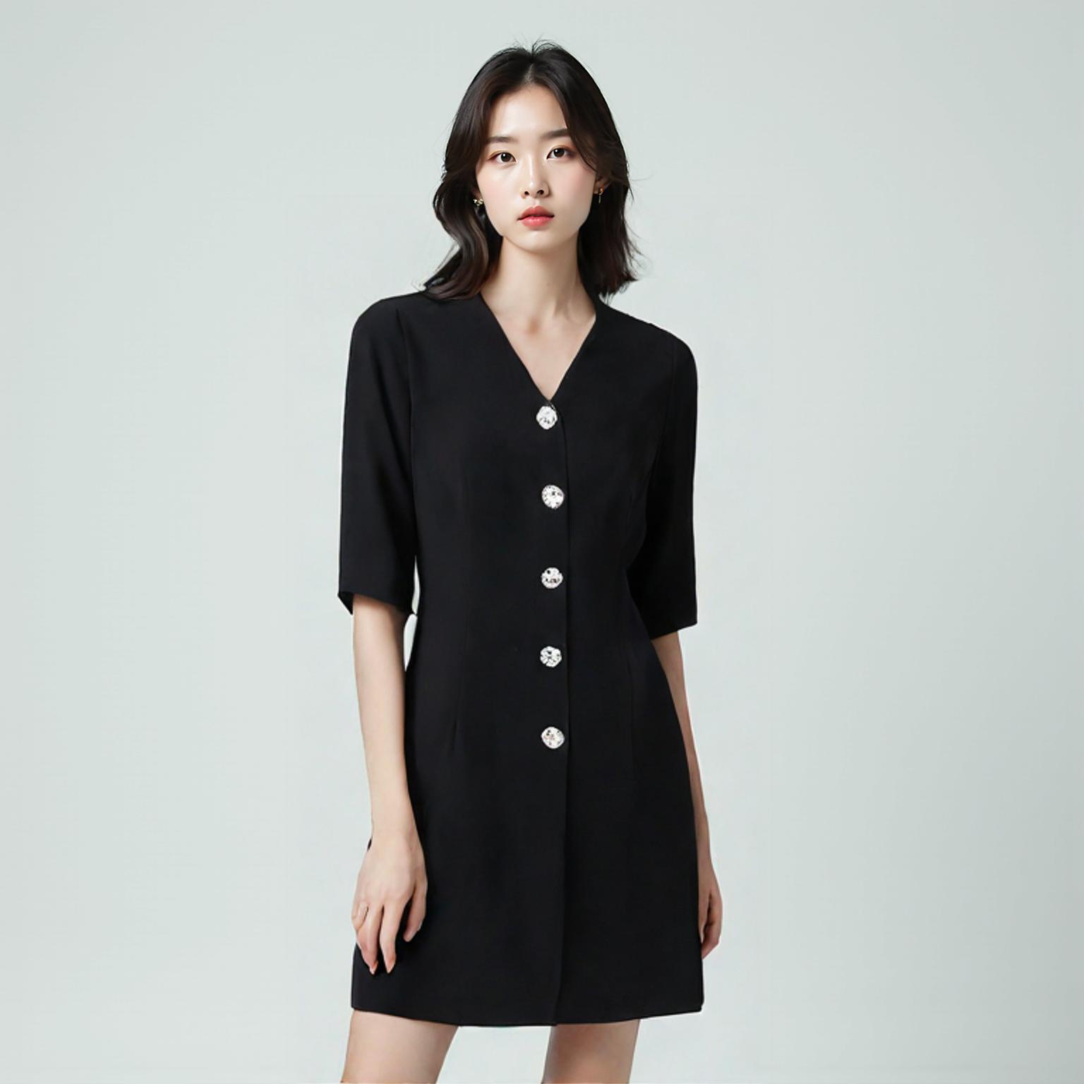 라인 미디원피스