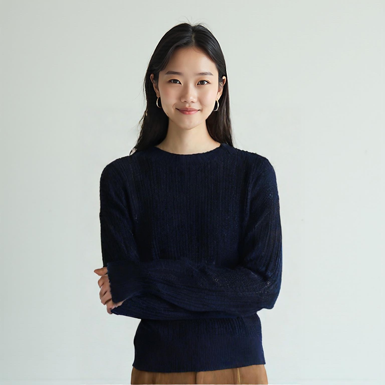 아메리칸 어패럴 라운드니트
