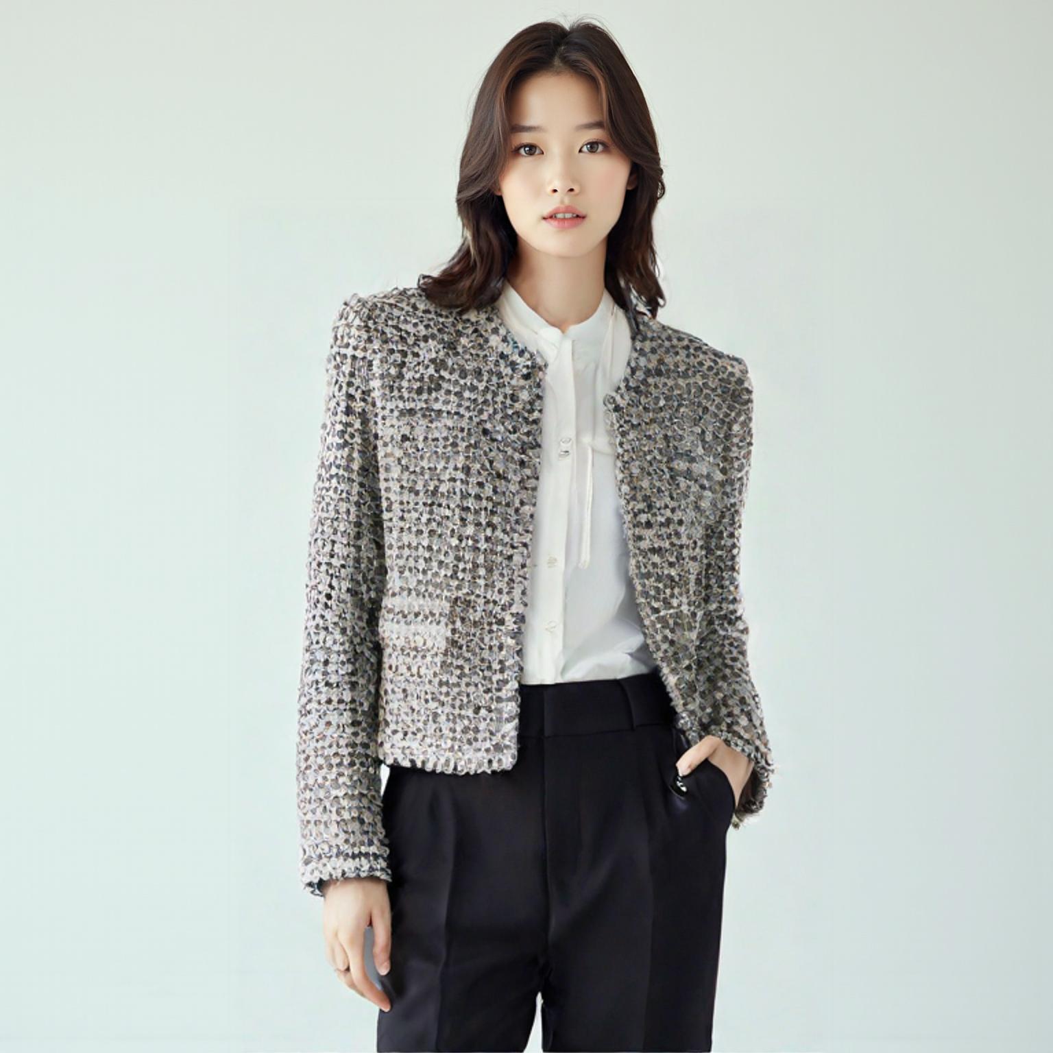 스텔라 로렌조 트위드재킷