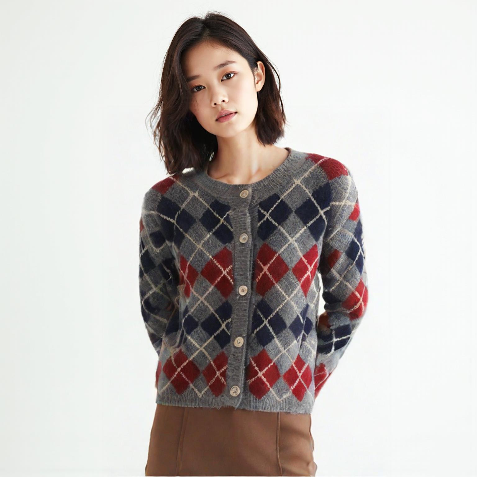 지스바이 라운드카디건