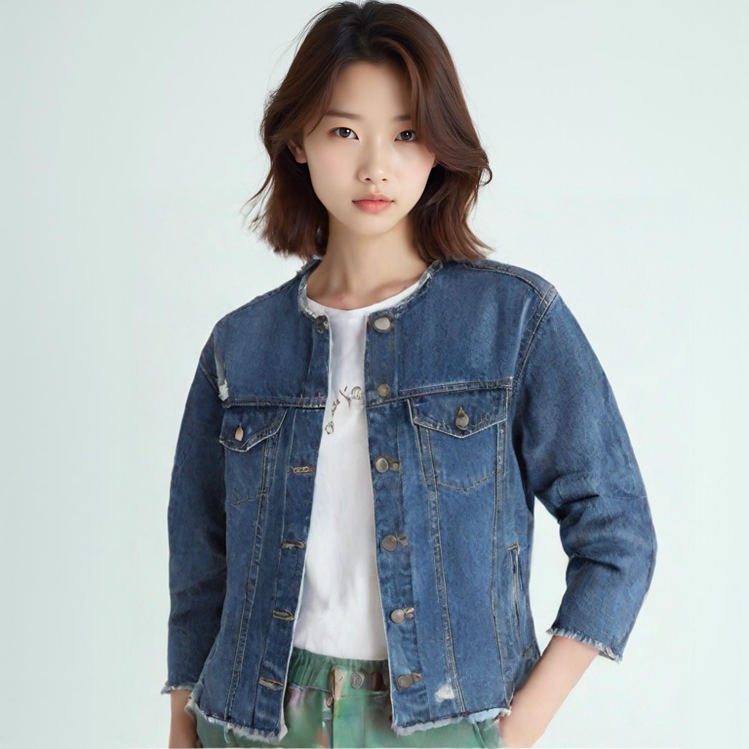 자라 데님재킷