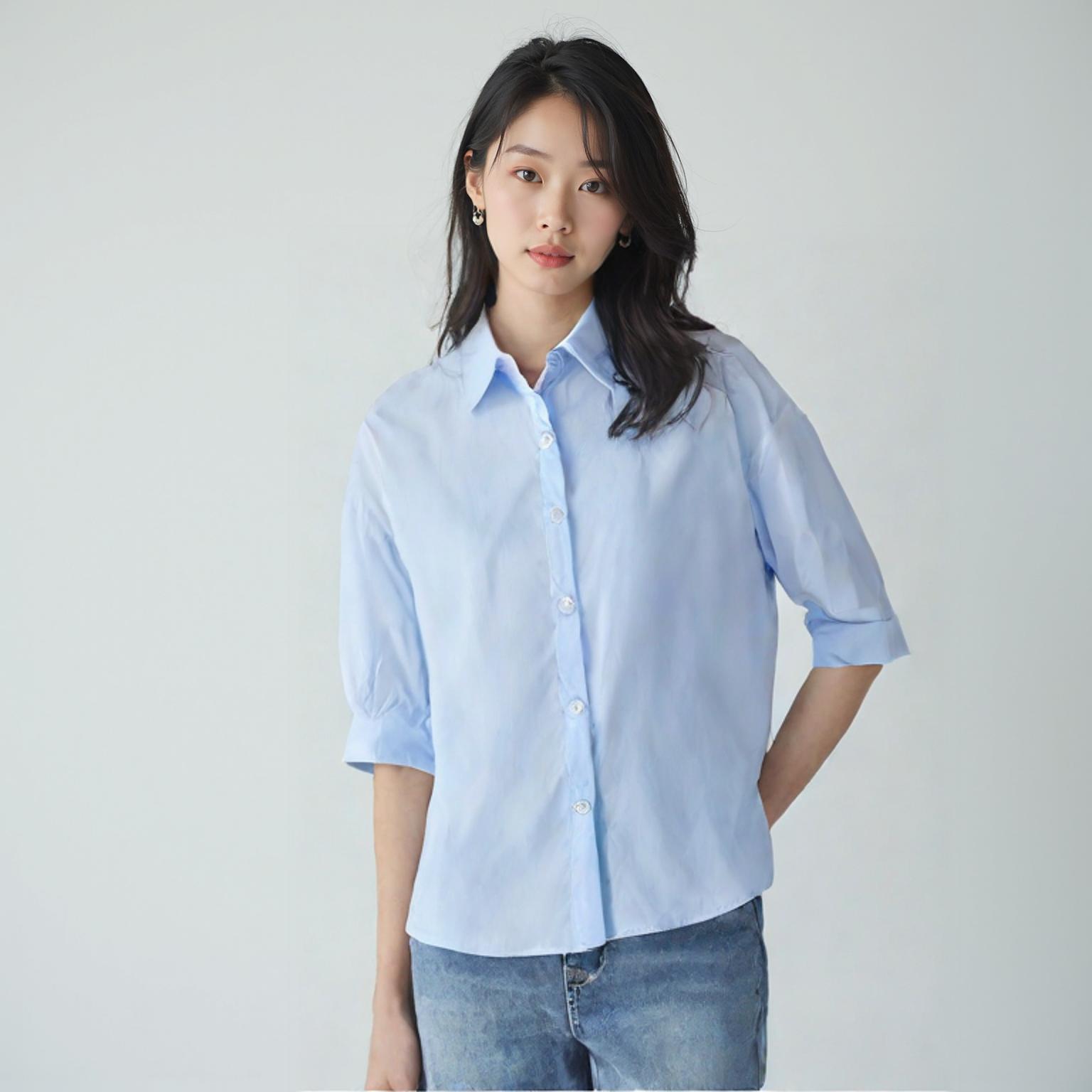 오조크 블라우스