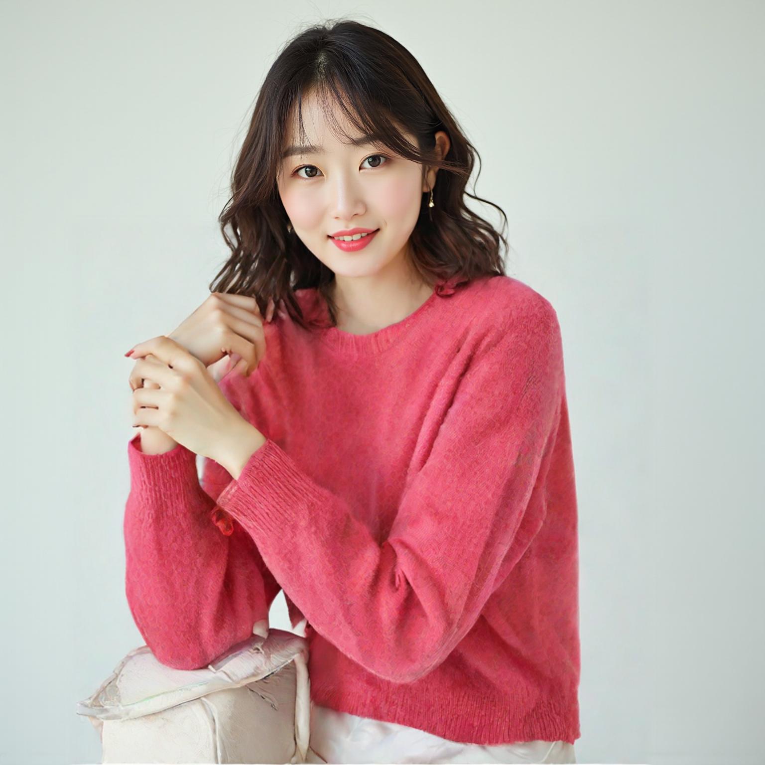 유니클로 라운드니트