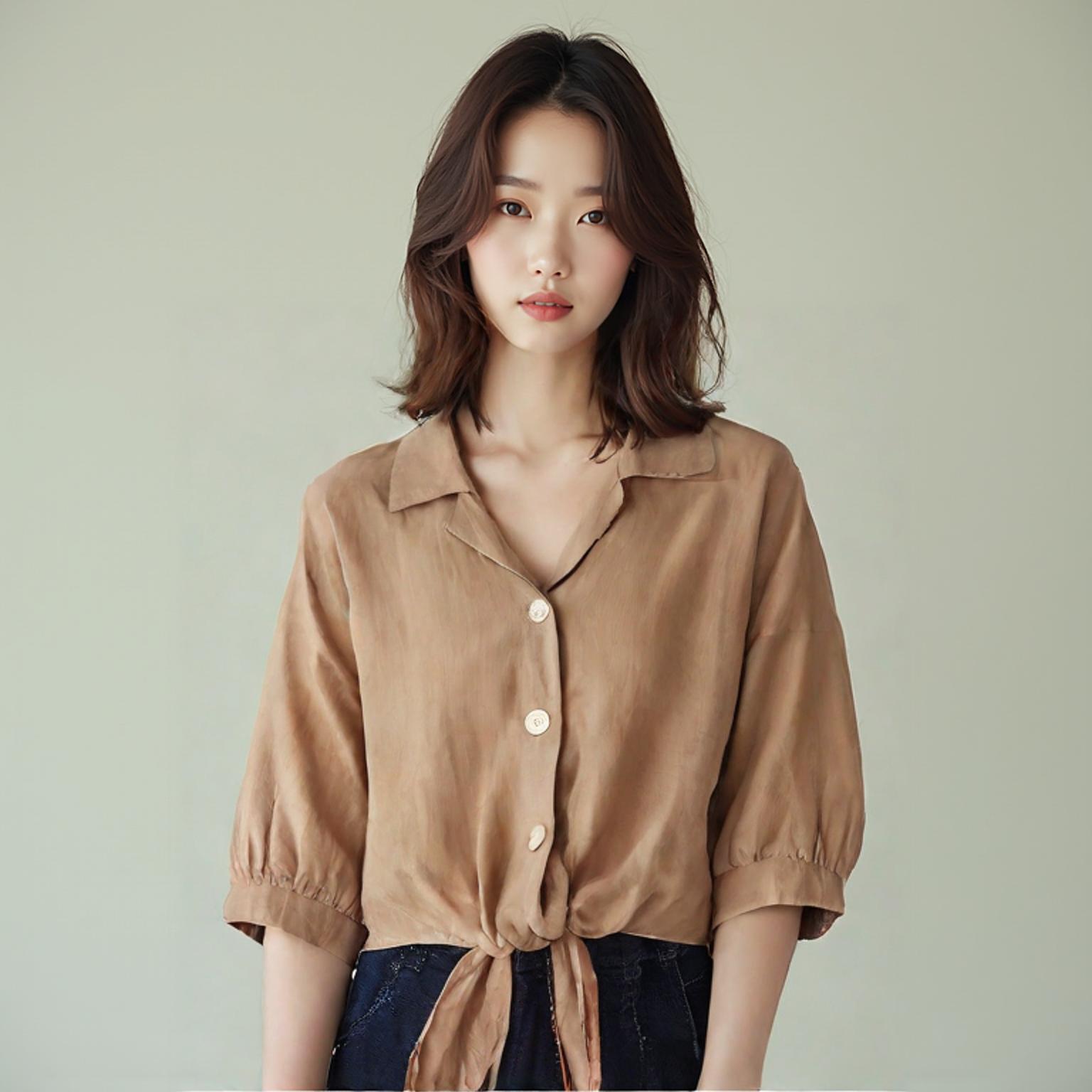 에잇세컨즈 블라우스