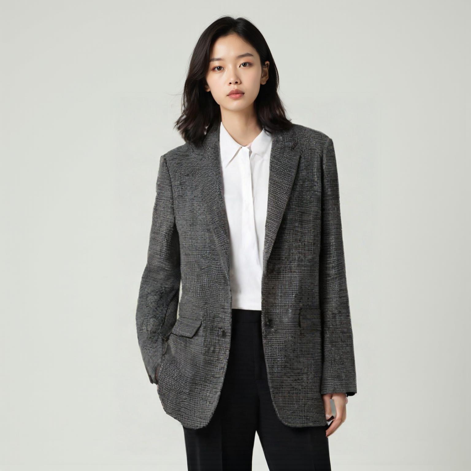 유니클로 싱글재킷