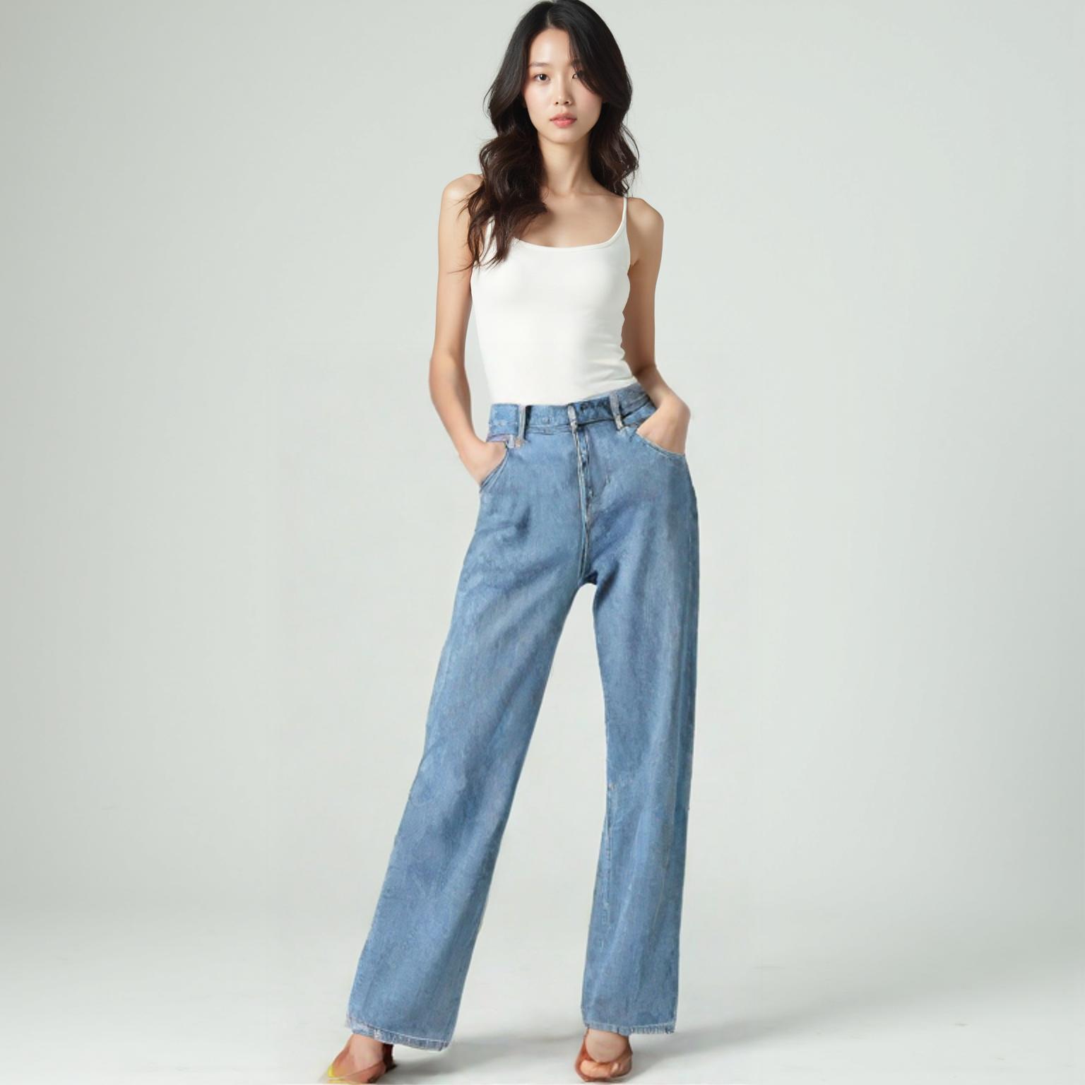 스파오 청바지