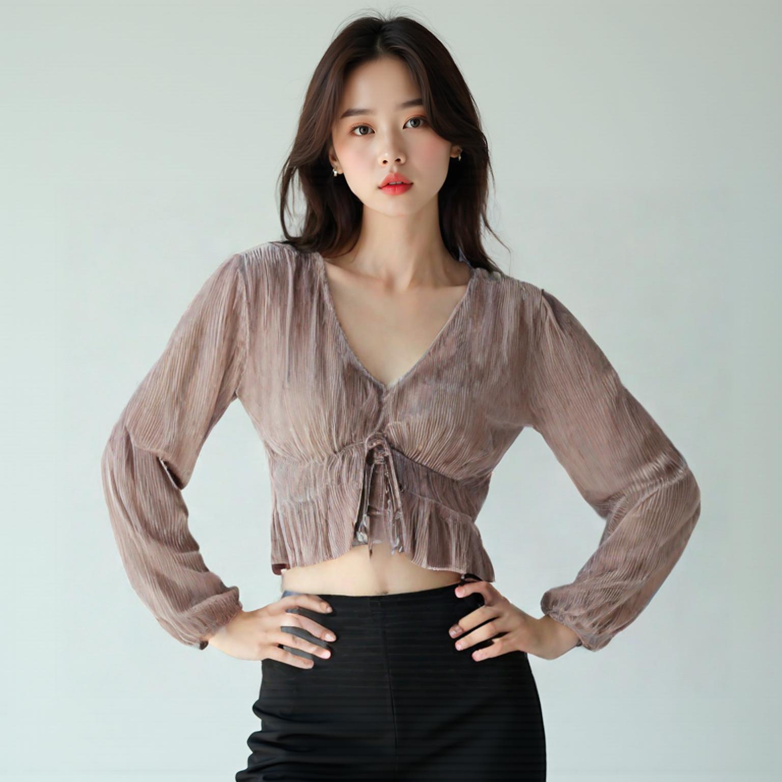 자라 블라우스