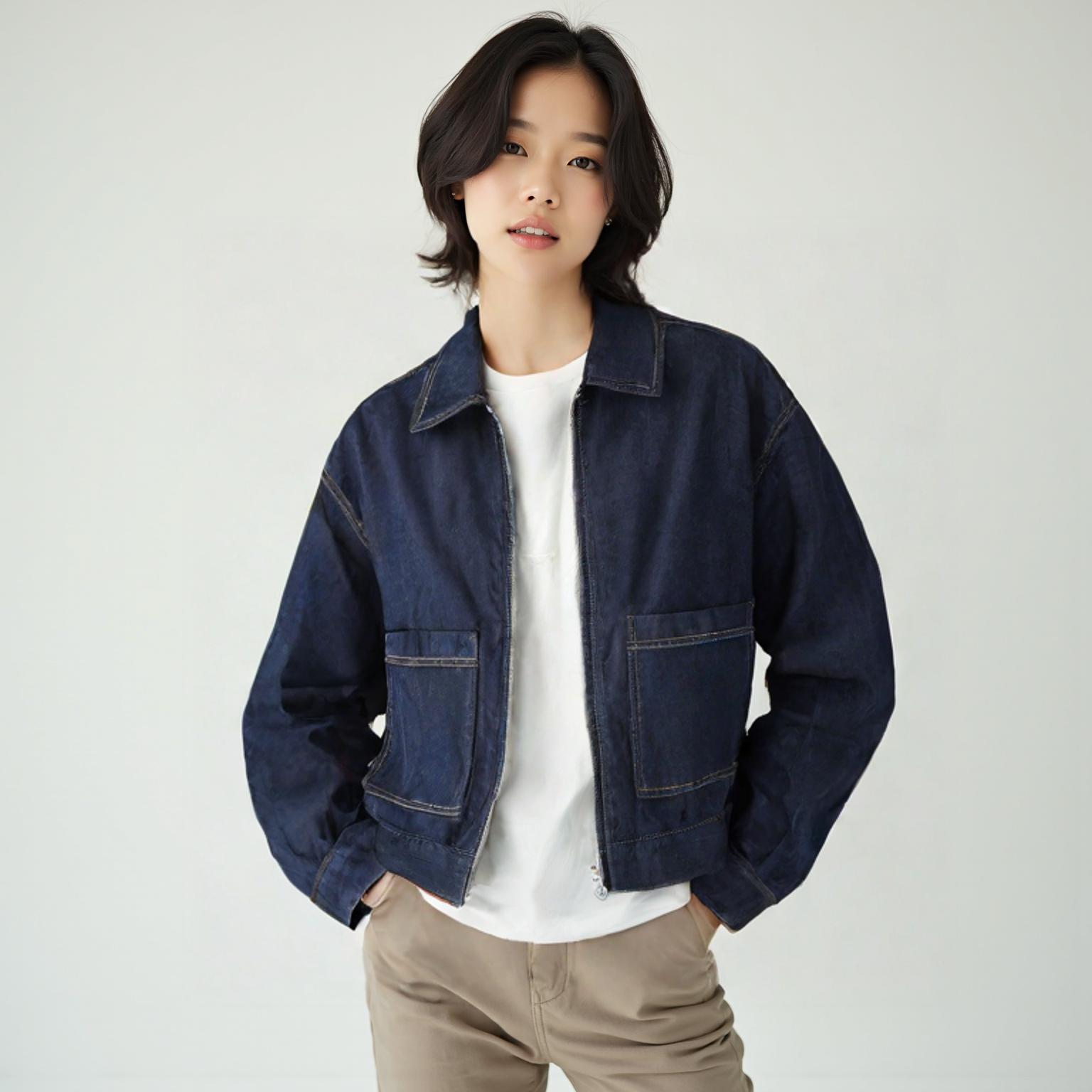 미쏘 데님재킷