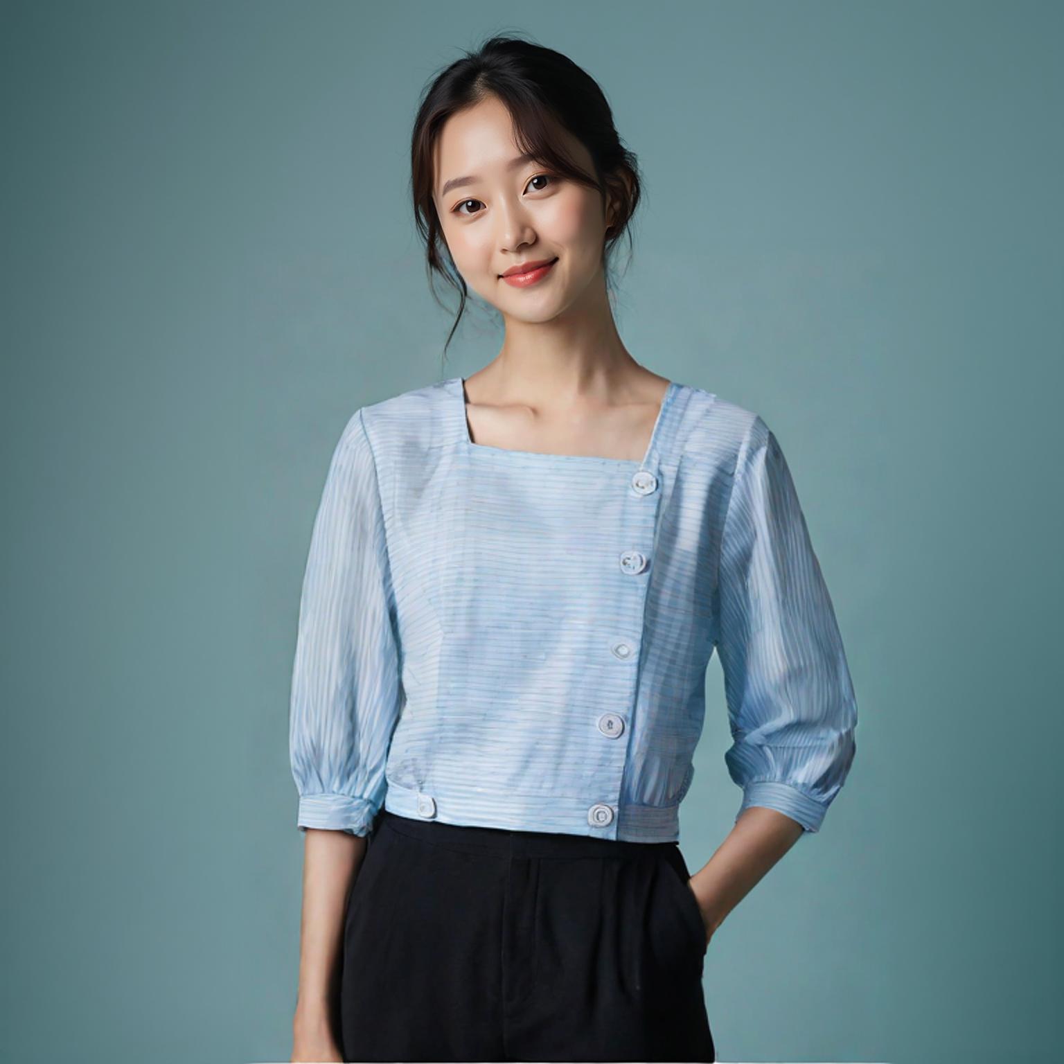 케네스 레이디 블라우스