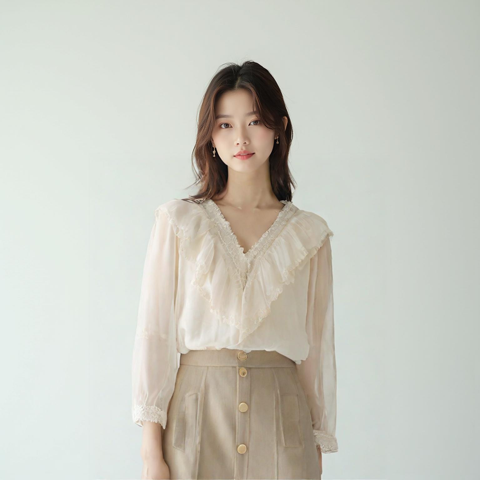 자라 블라우스