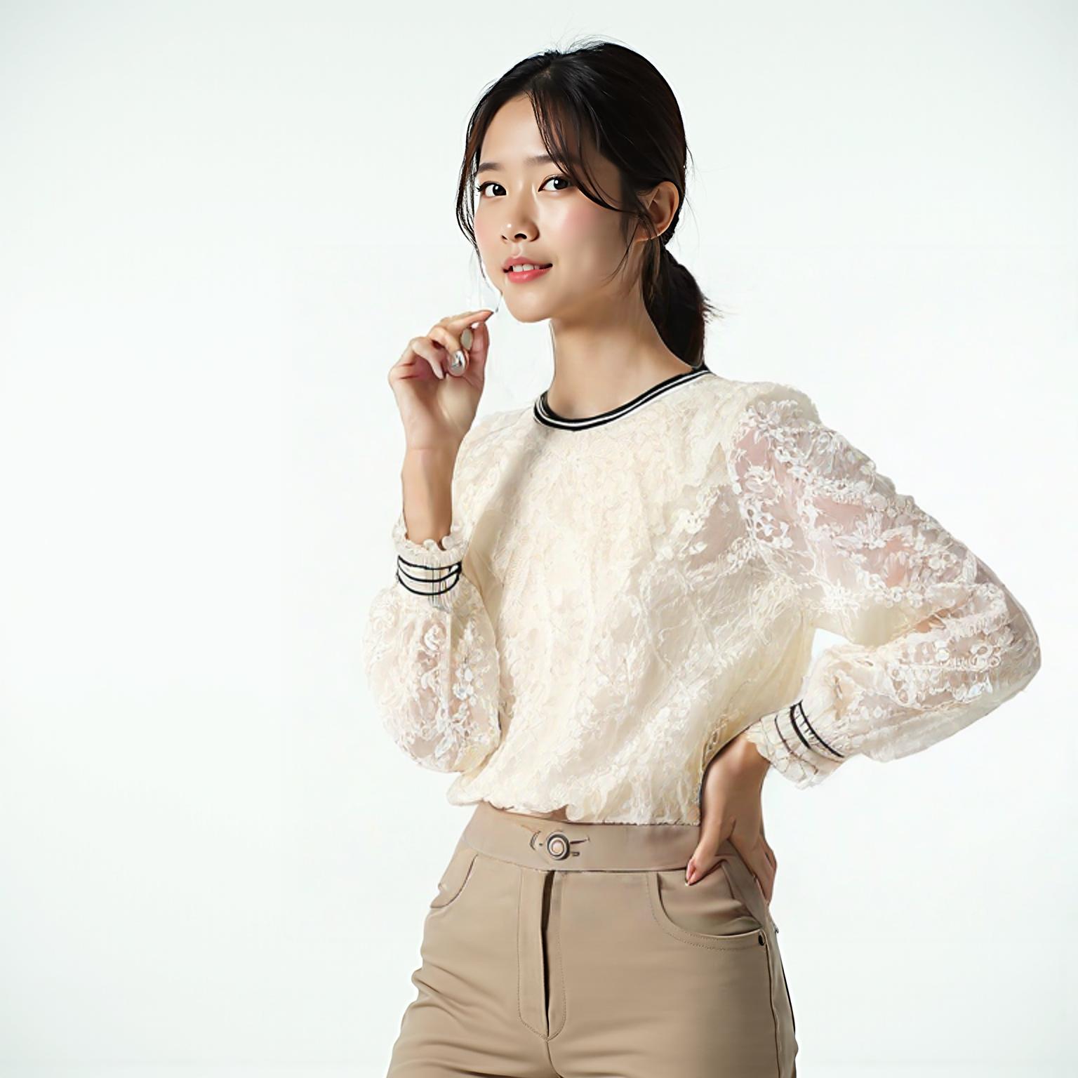 오즈세컨 블라우스