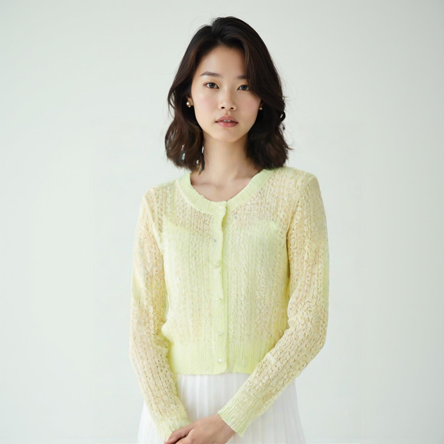 반에이크 라운드카디건