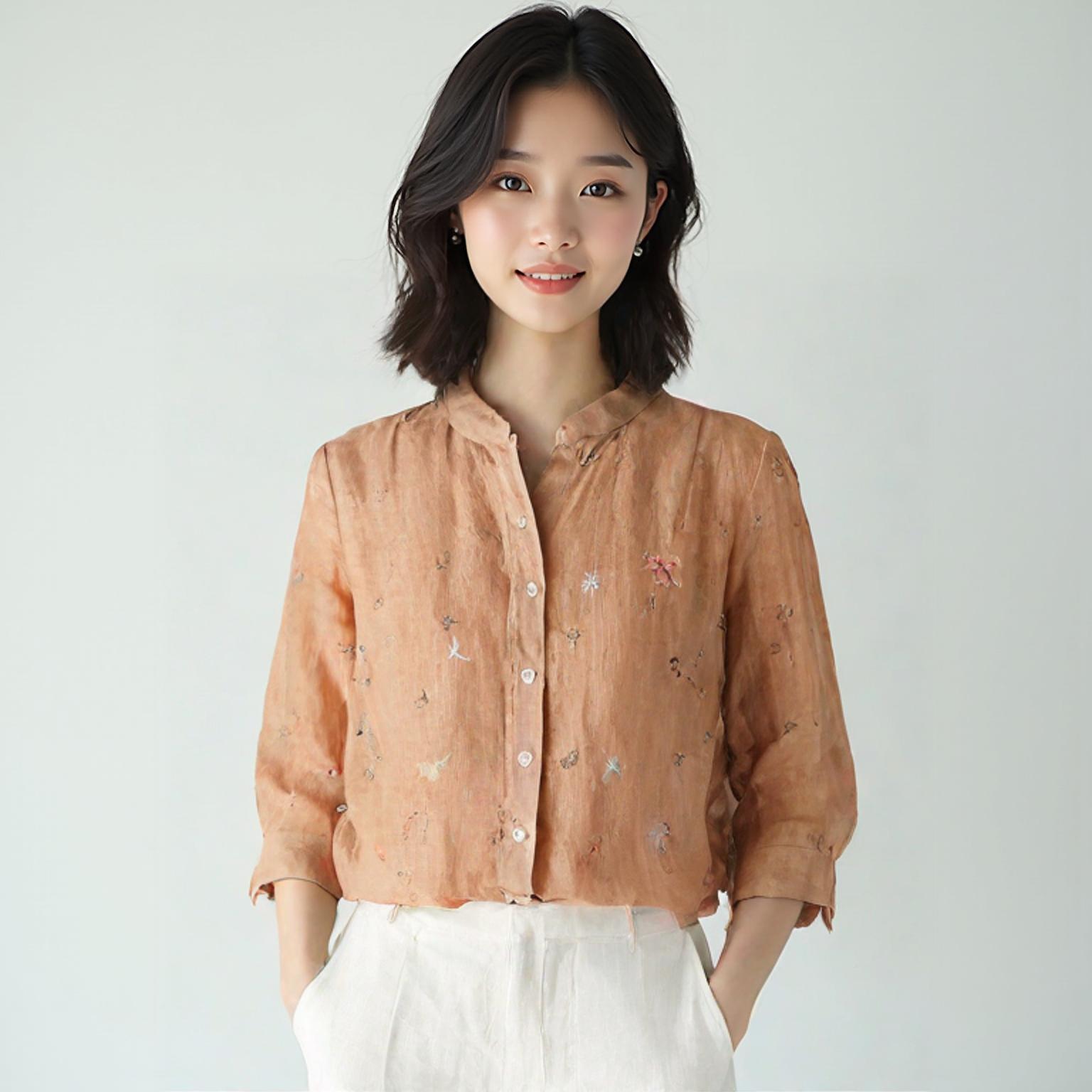 헤지스 블라우스