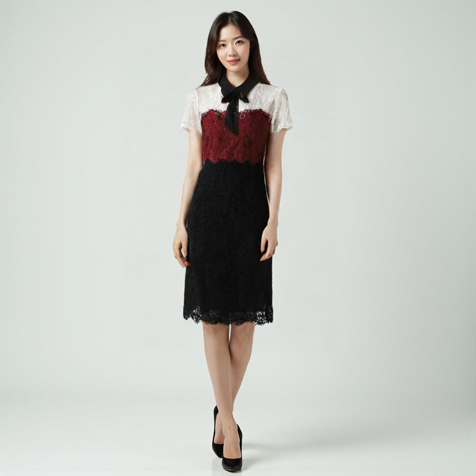 산드로 미디원피스