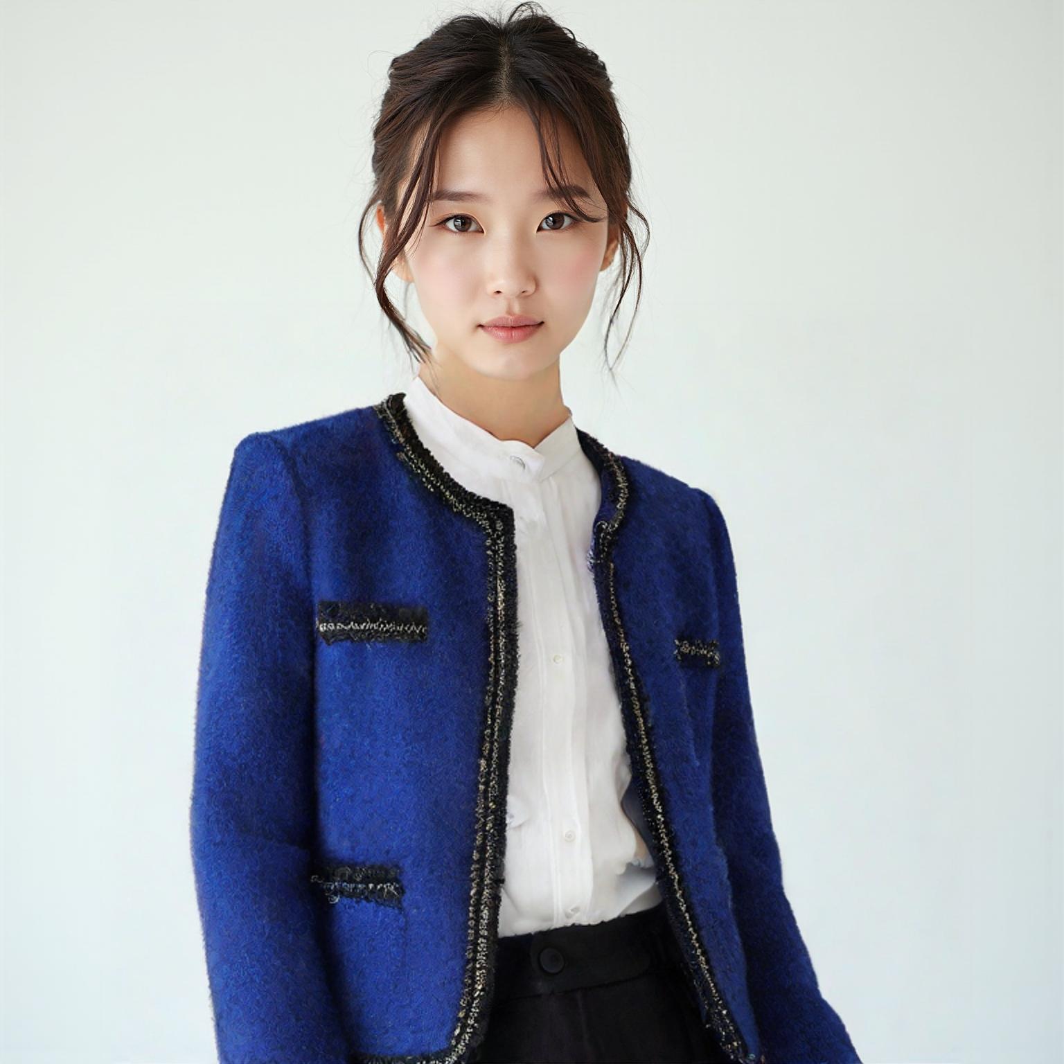 시슬리 트위드재킷