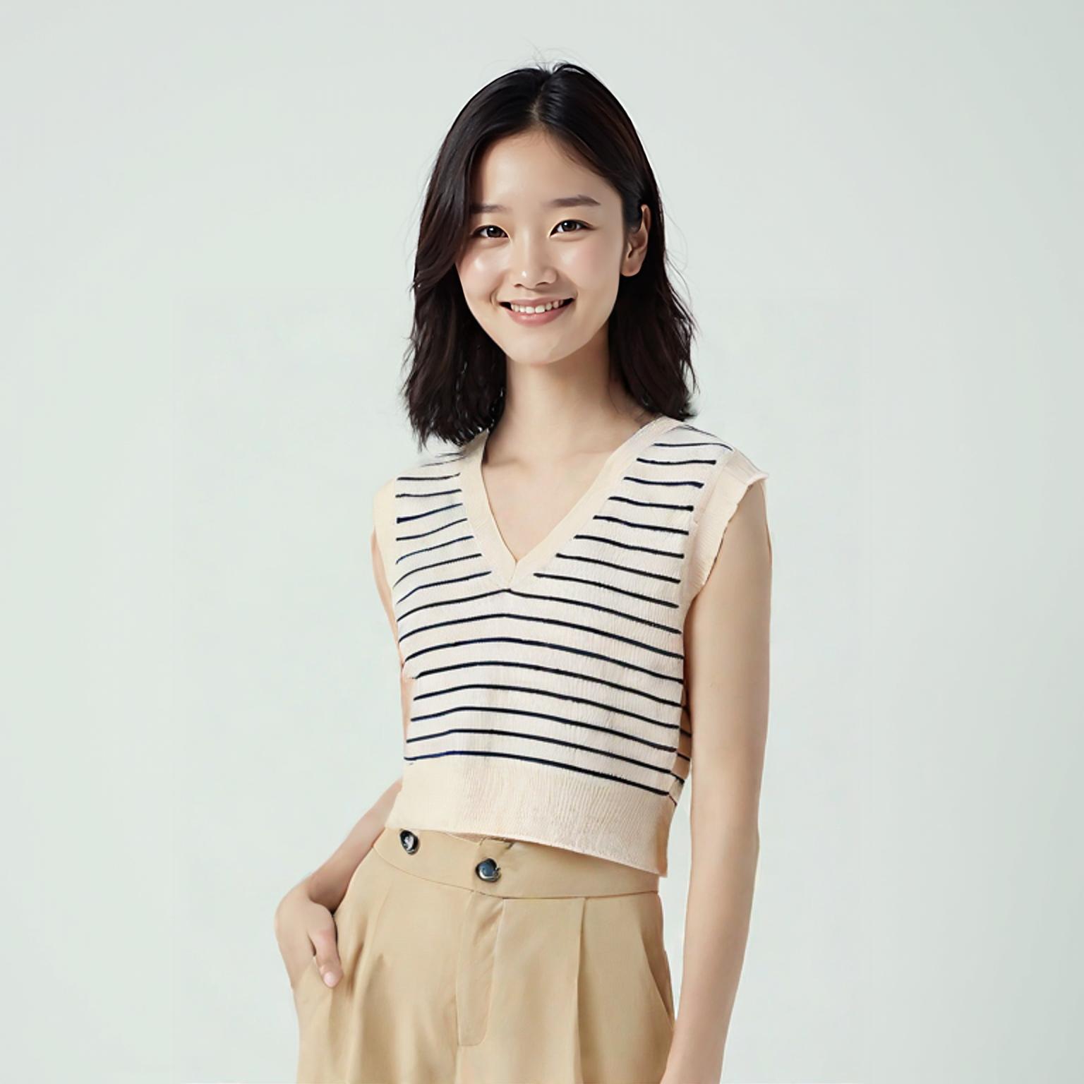 시스템 니트조끼